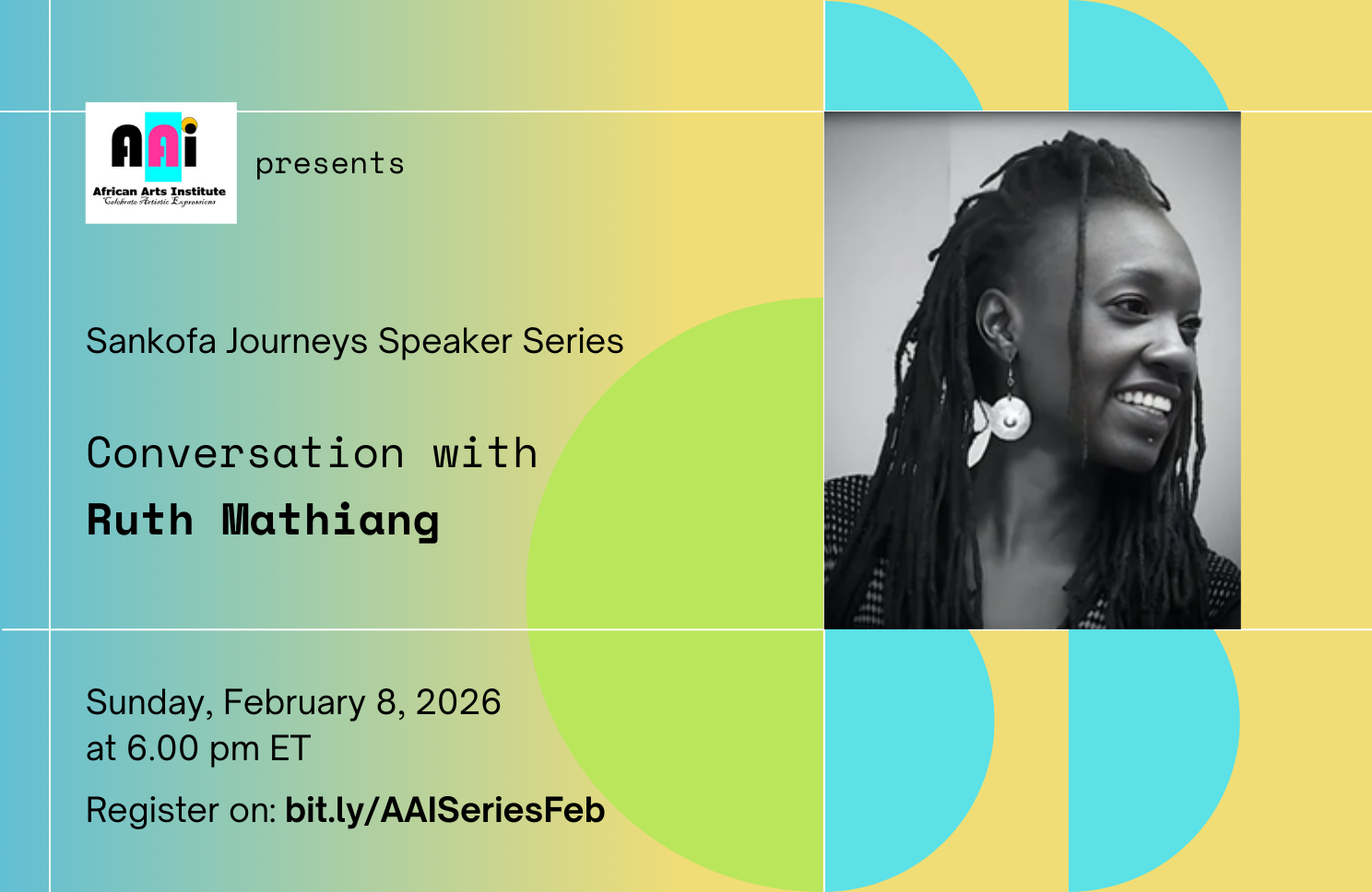 Sankofa Journeys Speaker Series presents Ruth Mathiang
